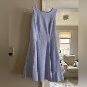 Pleated Sky Blue Dress